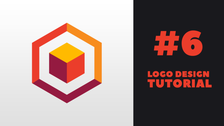 #6 how to design a logo in photoshop cs6 for beginners | Flat Design ...